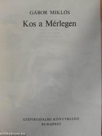 Kos a Mérlegen