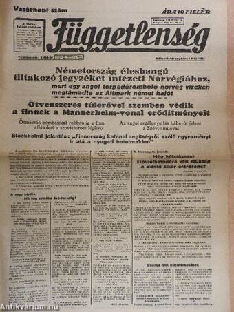 Függetlenség 1940. február 18.