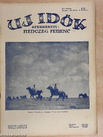 Uj Idők 1939. március 19.