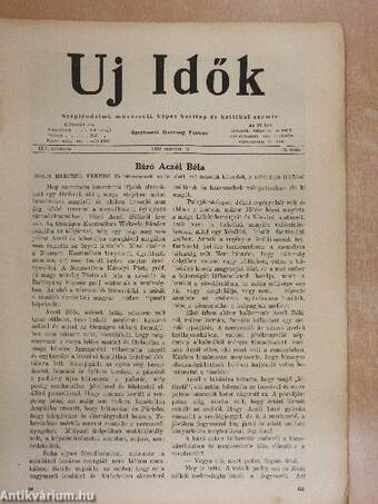 Uj Idők 1939. március 19.