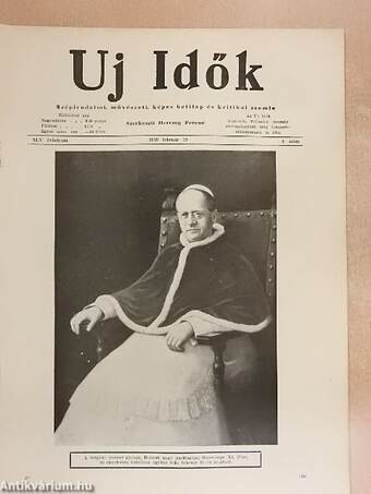 Uj Idők 1939. február 19.