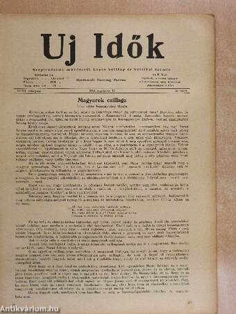 Uj Idők 1941. augusztus 17.