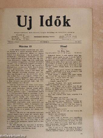 Uj Idők 1944. március 11.