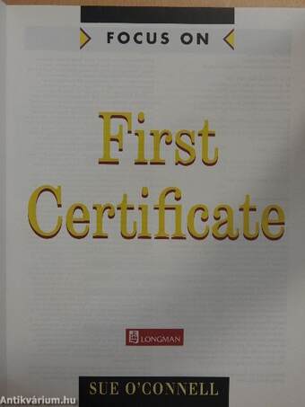 Focus on First Certificate for the Revised Exam