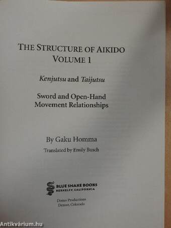 The Structure of Aikido 1.