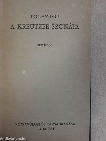 A Kreutzer-szonáta