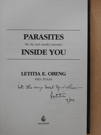 Parasites the sly and sneaky enemies inside you (dedikált példány)