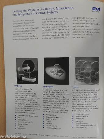 CVI Laser Optics and Coatings