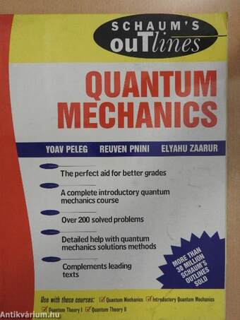 Schaum's Outline of Theory and Problems of Quantum Mechanics