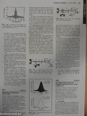 CLEO 2001 Technical digest