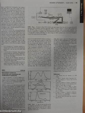 CLEO 2001 Technical digest