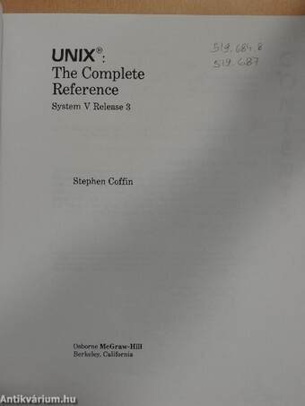 Unix: The Complete Reference