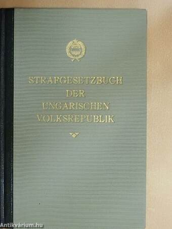 Strafgesetzbuch Der Ungarischen Volksrepublik