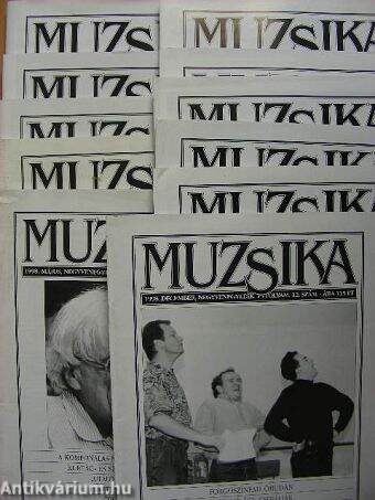 Muzsika 1998. (nem teljes évfolyam)