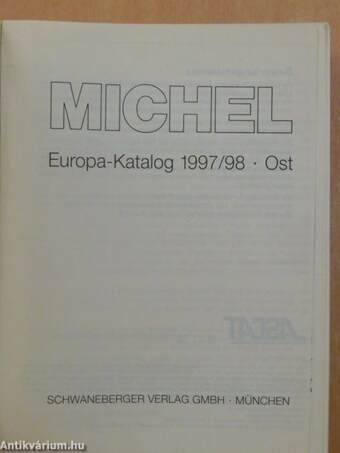 Michel Europa-Katalog Ost 1997/98