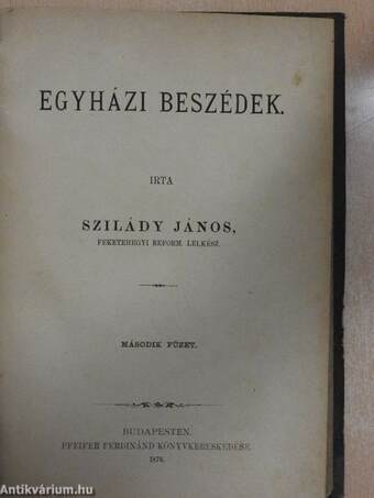 Egyházi beszédek I-II.