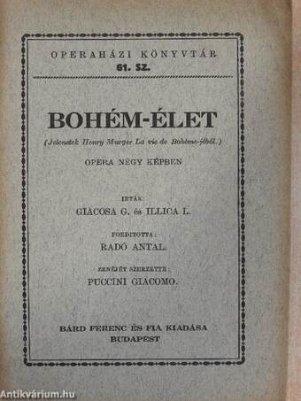 Bohém-élet