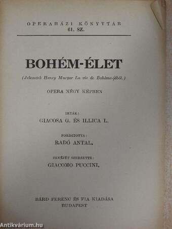 Bohém-élet