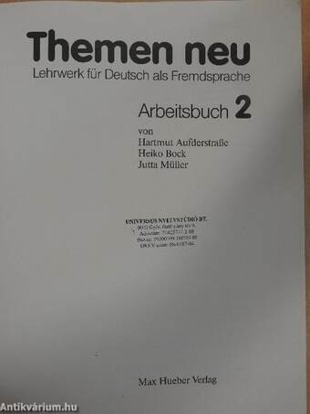 Themen neu 2 - Arbeitsbuch