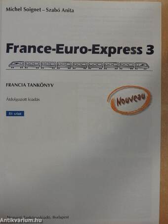 France-Euro-Express 3. - Tankönyv - CD-vel