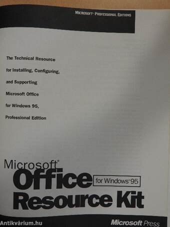 Microsoft Office for Windows 95 Resource Kit