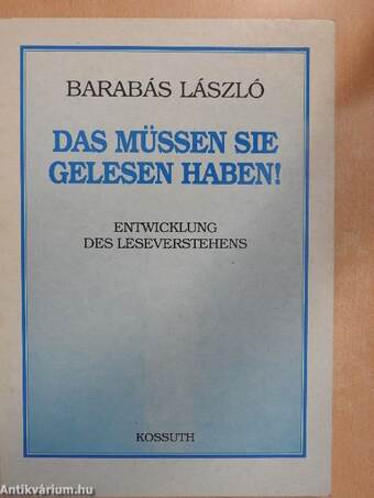 Das müssen sie gelesen haben!