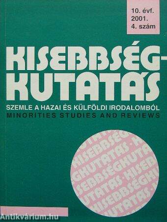 Kisebbségkutatás 2001/4.