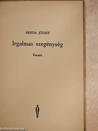 Irgalmas szegénység