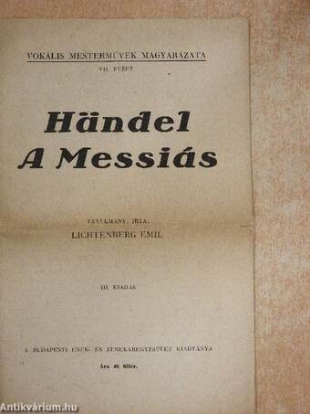 Händel: A messiás