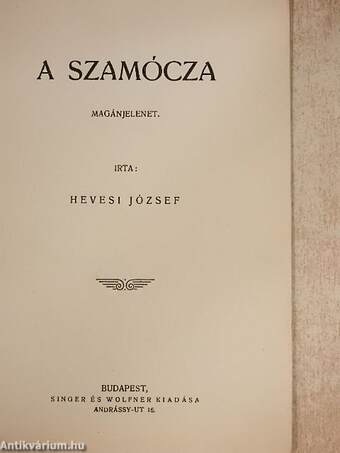 A szamócza