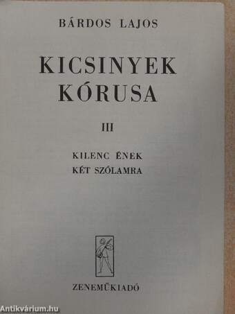 Kicsinyek kórusa III.