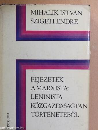 Fejezetek a marxista-leninista közgazdaságtan történetéből