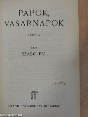 Papok, vasárnapok