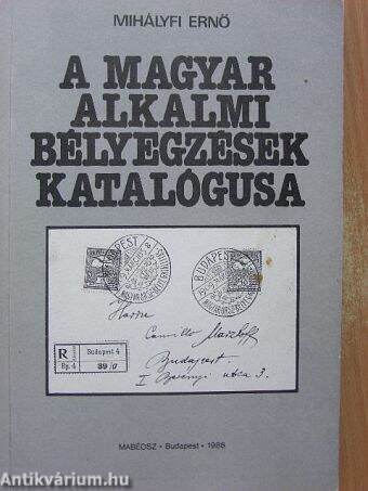A magyar alkalmi bélyegzések katalógusa