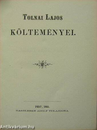 Tolnai Lajos költeményei