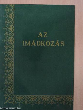 Az imádkozás