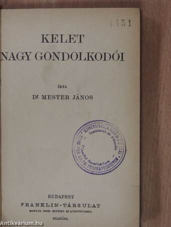 Kelet nagy gondolkodói