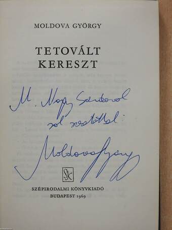 Tetovált kereszt (dedikált példány)