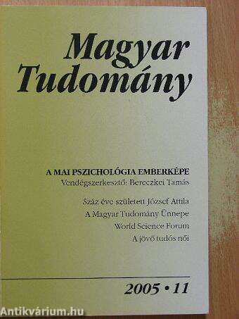 Magyar Tudomány 2005. november