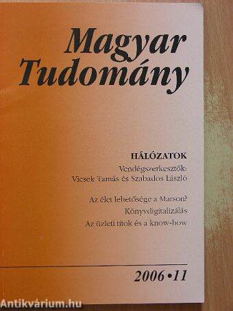 Magyar Tudomány 2006. november