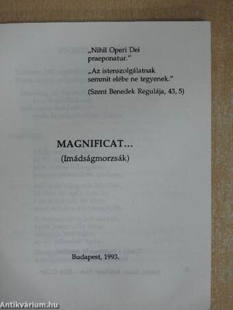 Magnificat...