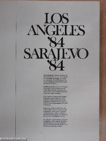 Los Angeles '84/Sarajevo '84