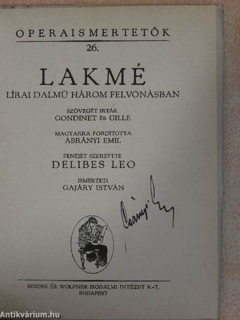 Delibes: Lakmé