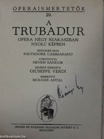 Verdi: A trubadur