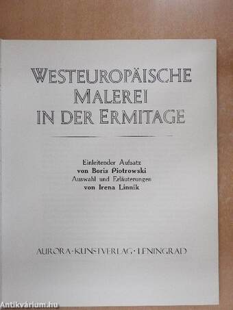 Westeuropäische Malerei in der Ermitage