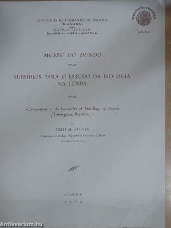 Museu do dundo/Subsídios para o Estudo da biologia na Lunda