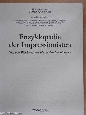 Enzyklopädie der Impressionisten