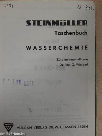 Wasserchemie