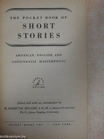 The Pocket Book of Short Stories