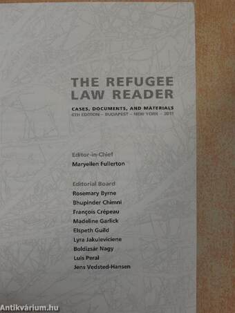 The refugee law reader